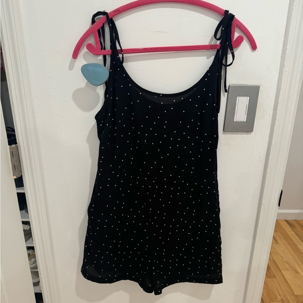 Side Party Polka Dot Romper